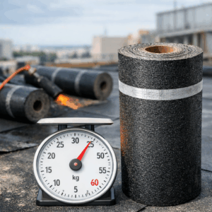 Ile waży rolka papy?