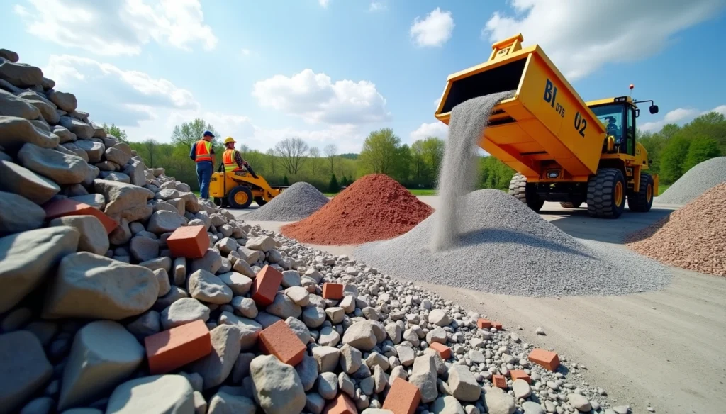 Recykling gruzu budowlanego